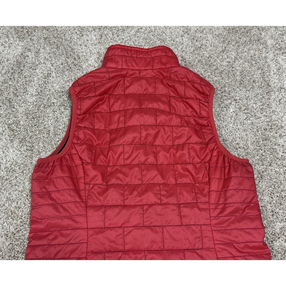 Patagonia Nano Puff Vest Red Primaloft Insulated Full Zip Packable Women’s Sz M - Picture 9 of 11